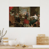 Die Spinners, oder Die Fabel von Arachne, 1657 Poster (Küche)