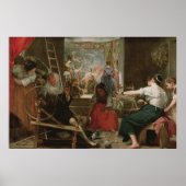 Die Spinners, oder Die Fabel von Arachne, 1657 Poster (Vorne)