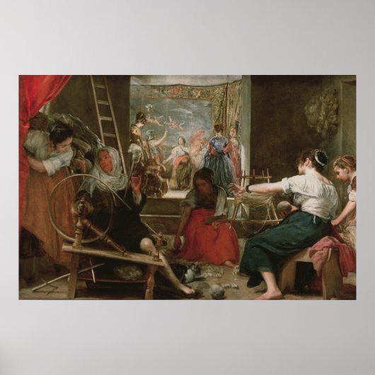 Die Spinners, oder Die Fabel von Arachne, 1657 Poster (Vorne)