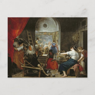 Die Spinners, oder Die Fabel von Arachne, 1657 Postkarte