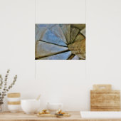 Die Spiraltreppe des Turms, Poster drucken (Küche)