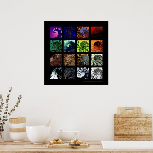 Die Spiralvariationen Poster (Küche)