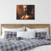 Die spirituelle Aura Buddhas: Eine emotionale Klas Leinwanddruck (Insitu (Schlafzimmer))