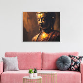 Die spirituelle Aura Buddhas: Eine emotionale Klas Leinwanddruck (Insitu (Wohnzimmer))