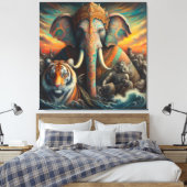 Die spirituelle Kunst Leinwanddruck (Insitu (Schlafzimmer))