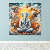 Die spirituelle Kunst Leinwanddruck (Insitu (Holzboden))