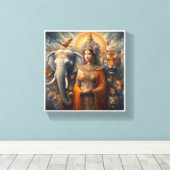 Die spirituelle Kunst Leinwanddruck (Insitu (Holzboden))