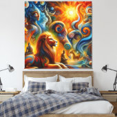 Die spirituelle Kunst Leinwanddruck (Insitu (Schlafzimmer))