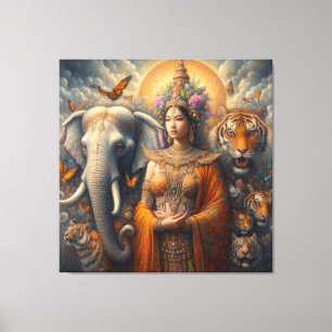Die spirituelle Kunst Leinwanddruck