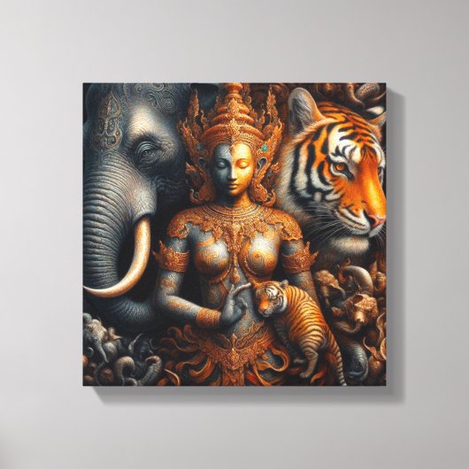 Die spirituelle Kunst Leinwanddruck (Vorderseite)