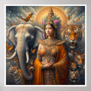 Die spirituelle Kunst Poster