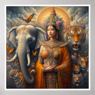 Die spirituelle Kunst Poster