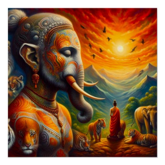 Die spirituelle Kunst Poster (Vorderseite)