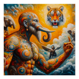 Die spirituelle Kunst Poster