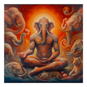 Die spirituelle Kunst Poster
