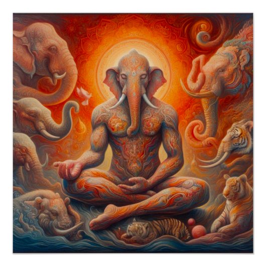 Die spirituelle Kunst Poster (Vorderseite)