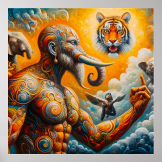 Die spirituelle Kunst Poster