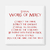 Die spirituellen Werke der Gnade Magnet (Vorne)