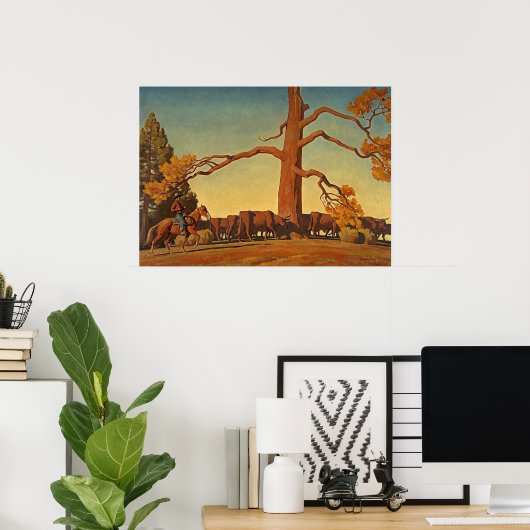 Die Spitze der Brücke von Maynard Dixon Poster (Heimbüro)