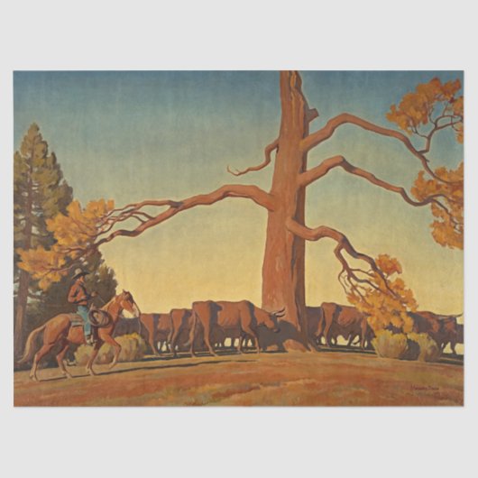Die Spitze der Brücke von Maynard Dixon Seidenpapier (Vorderseite)