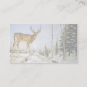 Die Spitze des Jay, weißes Schwanz-Rotwild Visitenkarte (Rückseite)