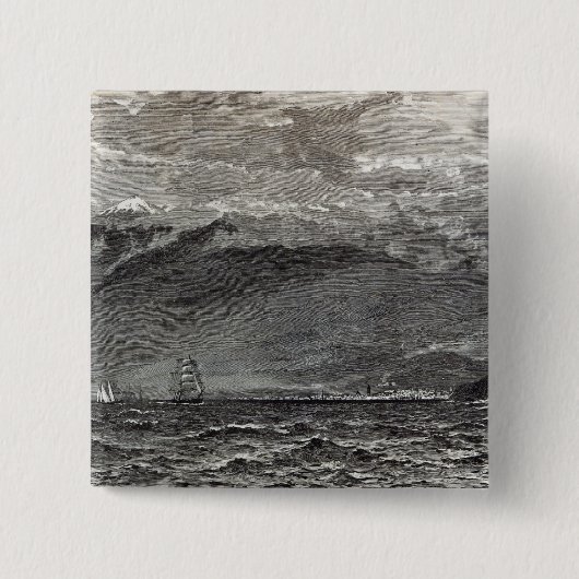 Die Spitze von Teneriffe, Sante Cruz Button (Vorderseite)