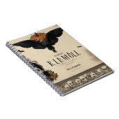 Die Spooky Vibes mit einem Crow und Skull erleben Notizblock (Rechte Seite)