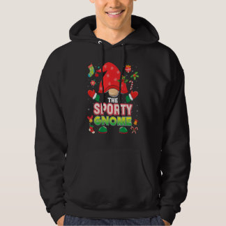 Die Sporty Gnome Matching Family Frohe Weihnachten Hoodie