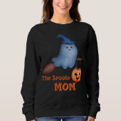 Die spöttische Mama Halloween, Frauenfamilie Sweatshirt (Vorderseite)
