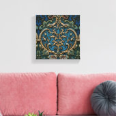 Die Sprache der Blätter Leinwanddruck (Insitu (Wohnzimmer))