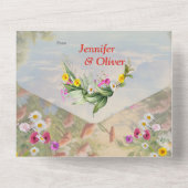 Die Sprache der Blume All In One Einladung (Rückseite)