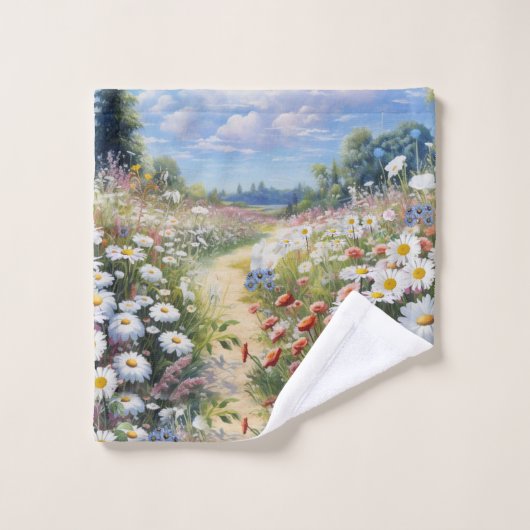 Die Sprache der Blume Badhandtuch Set (Waschlappen)