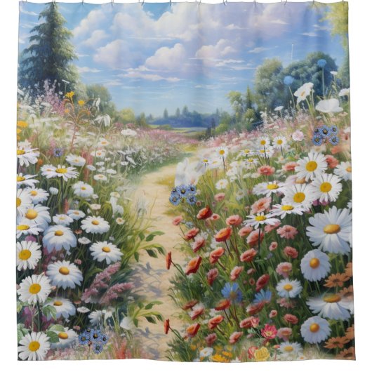 die Sprache der Blume Duschvorhang (Vorderseite)