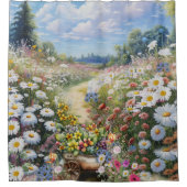 die Sprache der Blume Duschvorhang (Vorderseite)