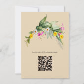 Die Sprache der Blume Einladung (Rückseite)