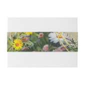 Die Sprache der Blume Einladungsbanderole (Rückseitenbeispiel)