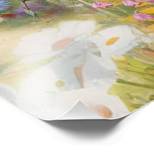 die Sprache der Blume Fotodruck (Ecke)