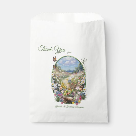 Die Sprache der Blume Geschenktütchen (Vorderseite)