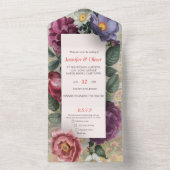 Die Sprache der Blume in einer Einladung (Innen Boden)