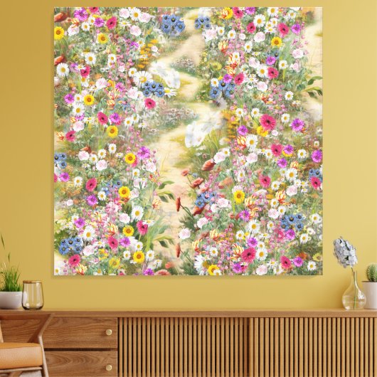 die Sprache der Blume Leinwanddruck (Insitu (Wohnzimmer))