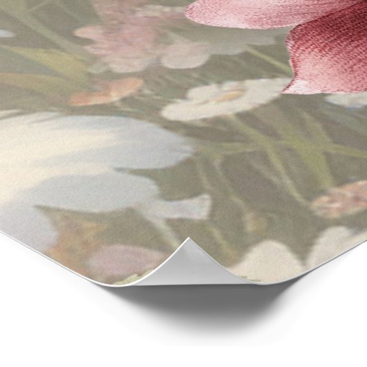 Die Sprache der Blume Poster (Ecke)