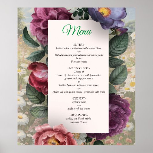 Die Sprache der Blume Poster (Vorne)