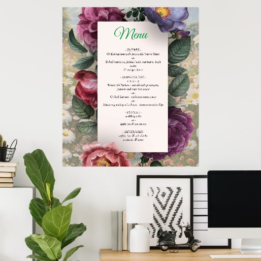 Die Sprache der Blume Poster (Heimbüro)