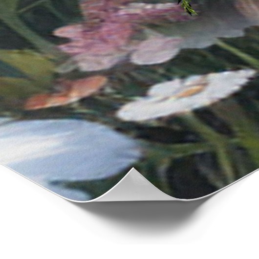 Die Sprache der Blume Poster (Ecke)