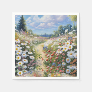 Die Sprache der Blume Serviette