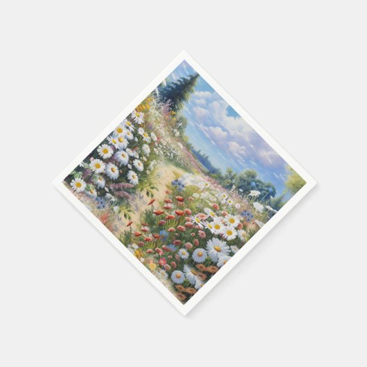 Die Sprache der Blume Serviette (Ecke)