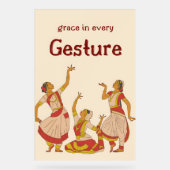 Die Sprache der Gnade Acrylschild (Vorderseite)