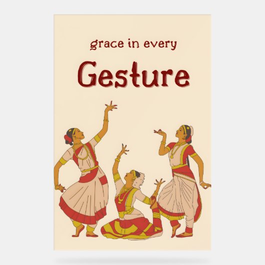 Die Sprache der Gnade Acrylschild (Vorderseite)