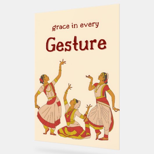 Die Sprache der Gnade Acrylschild (Winkel)