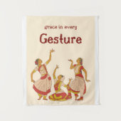 die Sprache der Gnade Wandteppich (Vorderseite)